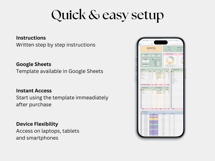 Simple Budget Tracker, Monthly Budget Tracker google sheets Product Image 3
