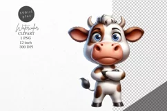 Cow clipart, Animals clipart, Funny clipart Product Image 1