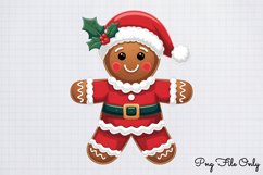 Gingerbread Man Clipart PNG Product Image 1