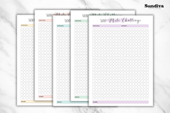 500 Mile Walking or Running Challenge Editable Template 2 Product Image 3