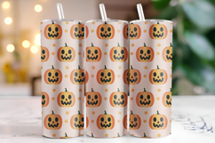 Halloween Pumpkin Tumbler Wrap | Sublimation | Tumblers Product Image 1