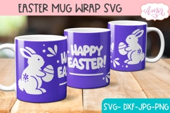 Cute Easter Mug Wrap SVG for Cricut infusible ink Product Image 3