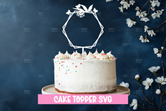 Blank cake topper, Paper Cut SVG Product Image 1