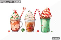 Christmas Coffee PNG Sublimation design Product Image 1