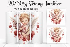 Valentine&#039;s Day Skinny Tumbler - Sublimation Tumbler Design Product Image 1