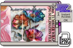 Golden Petal Euphoria Tumbler Wraps Product Image 1