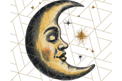Vintage Halloween PNG Clipart, 1950s Retro Graphics Clip Art Product Image 3