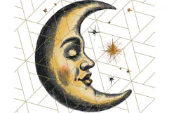 Vintage Halloween PNG Clipart, 1950s Retro Graphics Clip Art Product Image 3