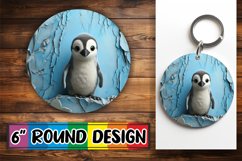 15x 3D Hole In Wall Animals Round Design Bundle, Funny PNG Product Image 4