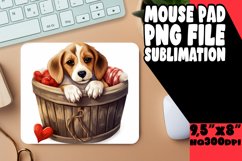 Adorable Puppy Dog Sublimation in Watercolor Product Image 1