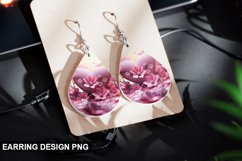 Valentines Day Teardrop Sublimation- Valentines Day Earring Product Image 1