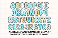Baby Boy Alphabet PNG Clip Art, baby boy letters doodle Product Image 2