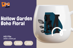Hollow Garden Boho Floral Monogram Product Image 1