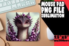 ENCHANTED MOUSE PAD SUBLIMATION STYLE, Dragon Product Image 1