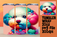 VIBRANT 20oz Tumbler Artwork for Gifts , Dog Product Image 1