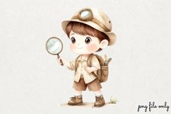 Cute Jungle Animals Tropical Clipart PNG Product Image 1