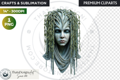 Fantasy Forest Spirit Clipart PNG, Enchanted Nature God Product Image 1