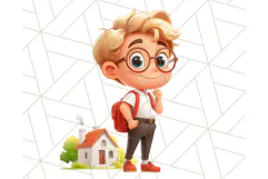 Boy Teacher Clipart PNG, Cute Male Teacher Illustration Product Image 3