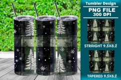 Christmas Tree Tumbler Wrap design, 20oz Tumbler wrap png Product Image 1