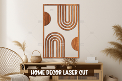 Mid Century Wall Art Laser Cut File for Home Decor Product Image 1
