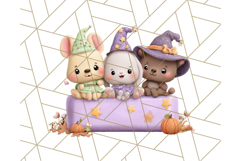 Halloween Neighborhood Clipart PNG for Trick or Treat Product Image 3