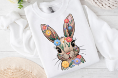 Cute Easter Bunny Clipart, Happy Easter Sublimation PNG Product Image 3