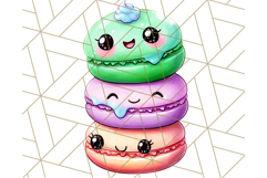 Sweet Treat Face PNG Clipart, Cute Kawaii Dessert Art Png Product Image 3