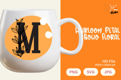 Heirloom Petal Boho Floral Monogram Product Image 1