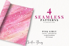 Seamless Pink Girly Digital Paper Product Image 2