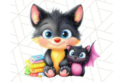 Cute Animal Friends Clipart PNG, Bright Spring Animal Duos Product Image 3