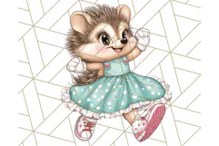 Sock Hop Animal Dance Party PNG Clipart, Cute Retro 1950s Product Image 3