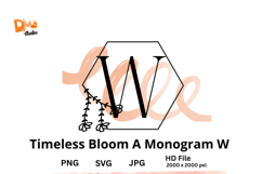 Timeless Bloom Monogram Product Image 1