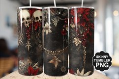 Gothic Christmas Tumbler | Christmas Tumbler Wrap Product Image 1