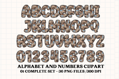 Father’s Day Alphabet clipart, father’s day letters doodle Product Image 2
