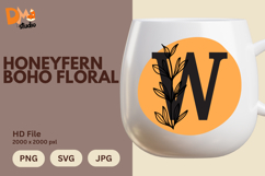 Honeyfern Boho Floral Monogram Product Image 1