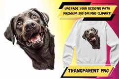 Charming Peekaboo Dog Watercolor Sublimation - Playful Desig Product Image 1