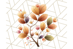 Woodland Forest Scene PNG Clipart, Fall Nature Elements Product Image 3