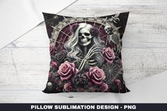 Halloween Witch Pillow Case Sublimation | Pillow Cover Product Image 1