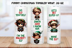Funny christmas characters Tumbler Wraps|BUNDLE PNG. Product Image 23