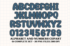 Father’s Day Alphabet clipart, father’s day letters doodle Product Image 2