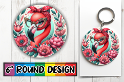 Radiant Sublimation Circle Ornaments, Cute Animals Product Image 1