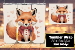 DYNAMIC PNG for 20oz Tumbler , Valenines Animals Product Image 1