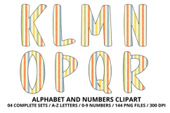 Back to School Alphabet png, letters doodle, school clipart Product Image 3