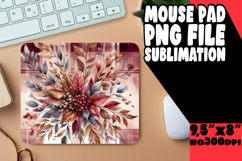 RADIANT mouse mat Sublimation Ideas, Autumn Flower Product Image 1