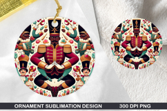Pattern Stained Glass Ornament PNG, Digital Download File Product Image 1