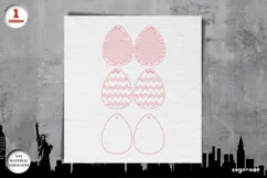 4th of July Earrings Laser Cut | Jewerly | SVG Product Image 2