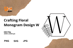 Crafting Floral Monogram Design Product Image 1