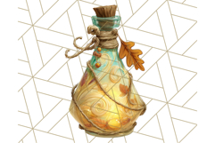 Woodland Potion Clipart Forest Apothecary Elements PNG Product Image 3