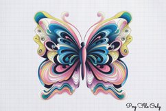 Smoke Butterflies Clipart PNG Product Image 1