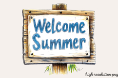 Summer Decorations Clipart PNG Product Image 1